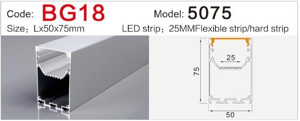 bg 18 double layer up and down led pendant profile