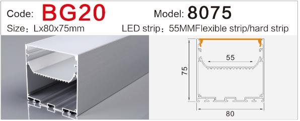 bg 20 double layer up and down led pendant profile