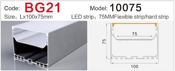 bg 21 double layer up and down led pendant profile