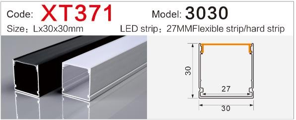 xt 371 slim surface mounted led strip housing under cabinet