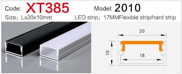 xt 385 slim surface mounted led strip housing under cabinet