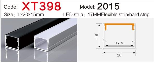 xt 398 v shape corner surface mounted led profile
