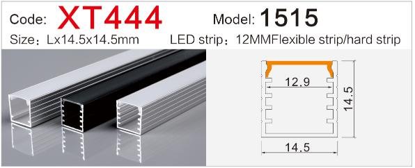 xt 444 surface mounted led channel u shape aluminum
