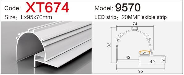 xt 674 seamless recessed led channel invisible lighting system