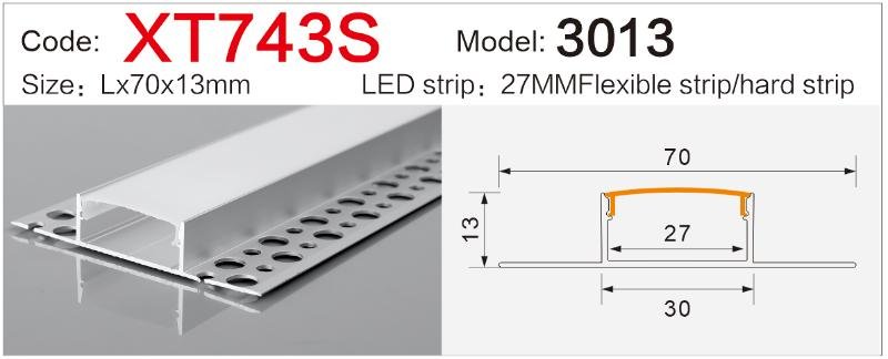 xt 743s trimless plaster in led profile wrprofiles