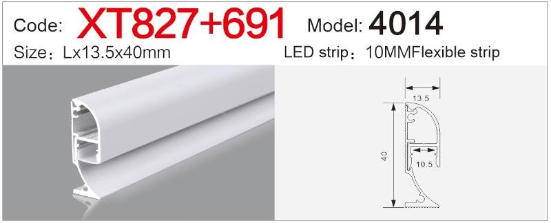 xt 827+691 high grade 6063 t5 aluminum