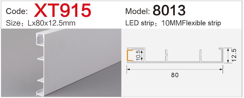 xt 915 thickened aluminum wall for superior impact resistance